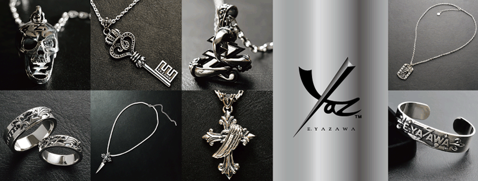YAZAWA'S DOOR シルバーアクセサリラインナップ