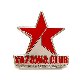 ピンバッジ(YAZAWA CLUB)レッド