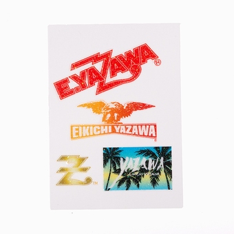 ラメステッカー(palm tree)レッド