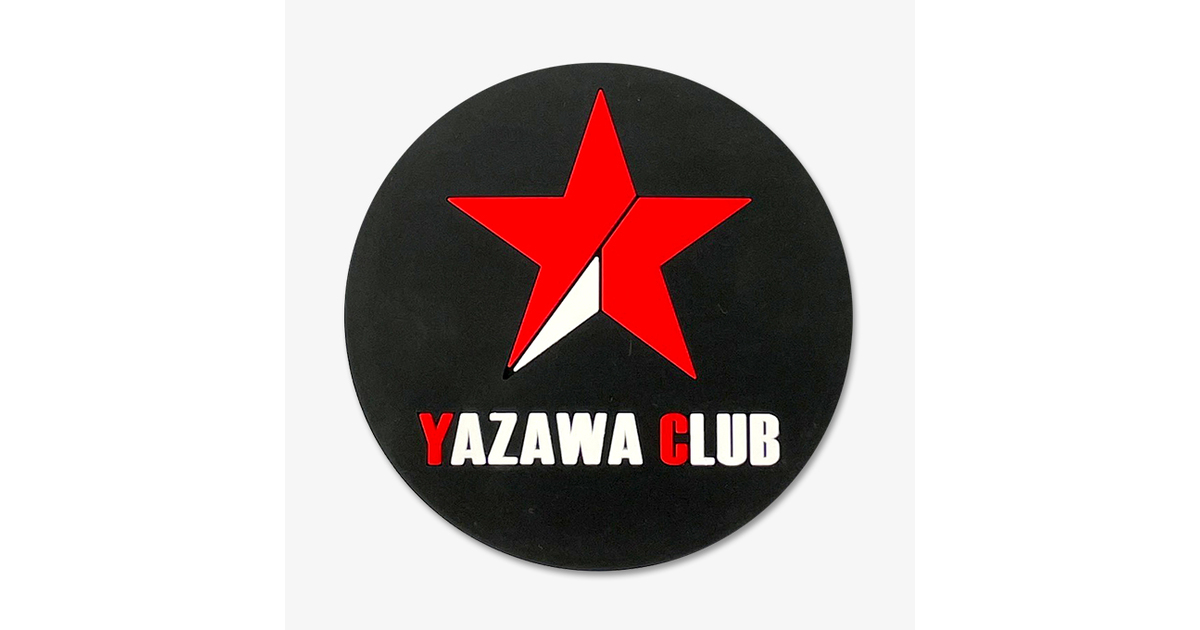 シリコンコースター(YAZAWA CLUB)ブラック｜DIAMOND MOON 