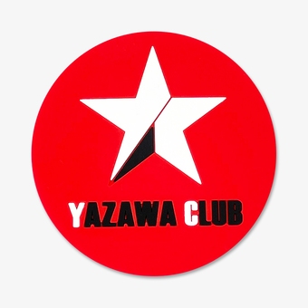 シリコンコースター(YAZAWA CLUB)ブラック｜DIAMOND MOON通信販売