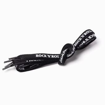 靴ひも(EikichiYazawa)ROCK'N'ROLLブラック｜DIAMOND MOON通信販売