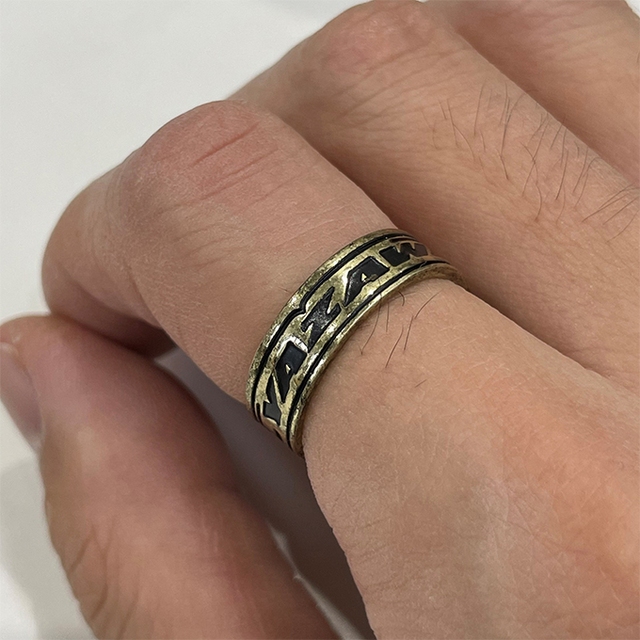 フリーサイズリング(羽ロゴ)アンティーク｜DIAMOND MOON通信販売