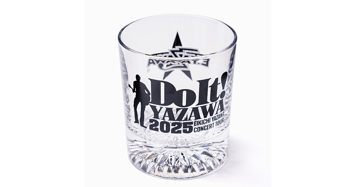 矢沢永吉 ロックグラス(Do It!2025) 東京ドーム・DM 限定 2点 矢沢永吉 Do It 2025ツアー ロックグラス 東京ドーム・DM店舗