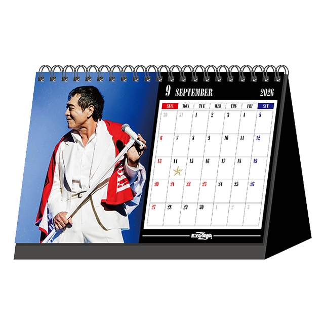 E.YAZAWA卓上カレンダー2026｜DIAMOND MOON通信販売｜矢沢永吉公式サイト