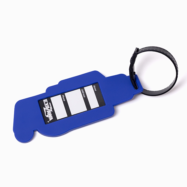 ラゲージタグ(E.YAZAWA)ブルー/レッド｜DIAMOND MOON通信販売｜矢沢