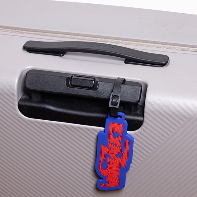 ラゲージタグ(E.YAZAWA)ブルー/レッド｜DIAMOND MOON通信販売｜矢沢