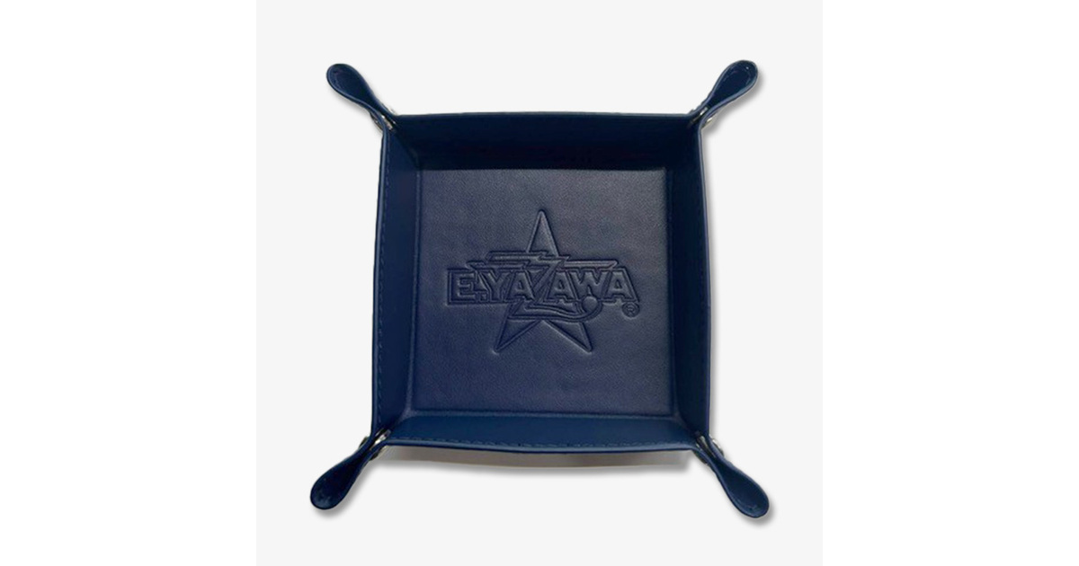 デザイナー必見！トレードマーク・コレクション　ヨーロッパ ヴィドポッシュ エルメスセリエ トレイ 小物入れ 陶器 ブルー ゴールド