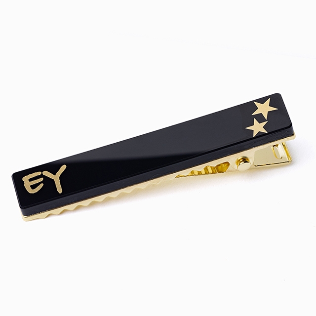ヘアクリップ(EY STAR)ブラック｜DIAMOND MOON通信販売｜矢沢永吉公式