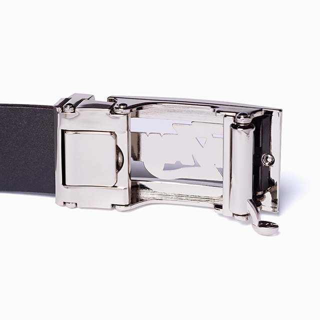 スライドレザーベルト(ロゴ)ブラック｜DIAMOND MOON通信販売｜矢沢永吉