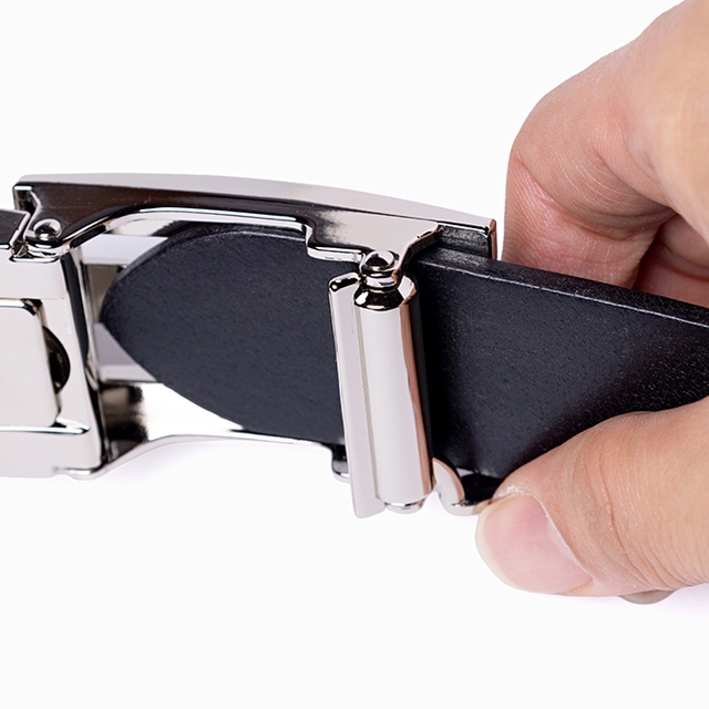 スライドレザーベルト(ロゴ)ブラック｜DIAMOND MOON通信販売｜矢沢永吉