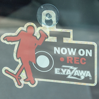 矢沢永吉☆E.YAZAWA☆カーサイン☆新品 カーサイン(ロゴ)NOW ON ○REC