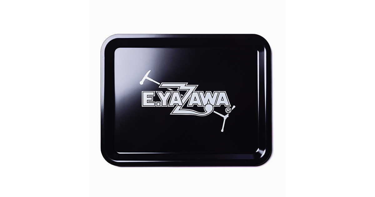 E.YAZAWA 矢沢永吉 トレイ ロゴ マイク トレイ(ロゴ+マイク)ブラック｜DIAMOND MOON通信販売｜矢沢永吉公式サイト