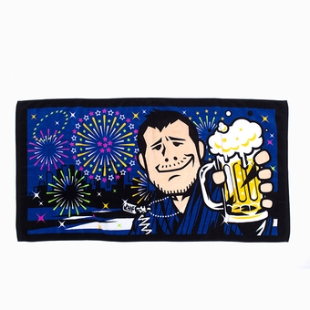 ジュニアビーチタオル(Mr.E)HANABI