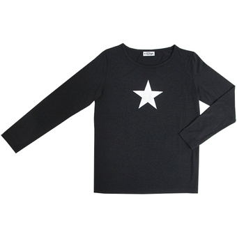(新サイズ)長袖Tシャツ(HIBIYA)ブラック