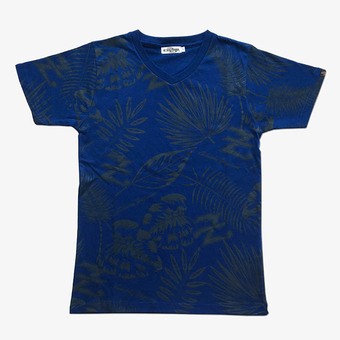 VネックTシャツ(ボタニカルZ)
