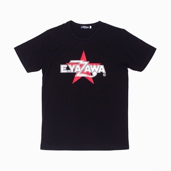 Tシャツ(ロゴ星)ブラック