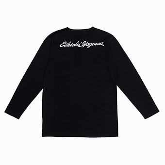 長袖ボタンTシャツ(YAZAWA)ブラック｜DIAMOND MOON通信販売｜矢沢永吉