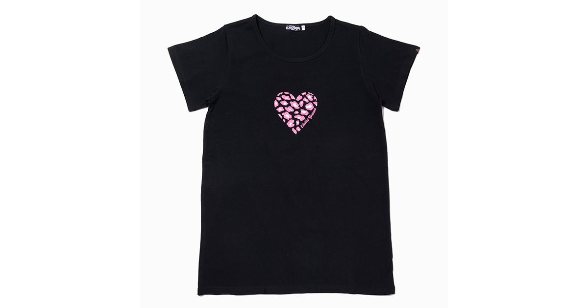 レディースTシャツ(レオパードハート)｜DIAMOND MOON通信販売