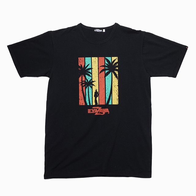 Tシャツ(ロゴ)パームツリーシルエット｜DIAMOND MOON通信販売