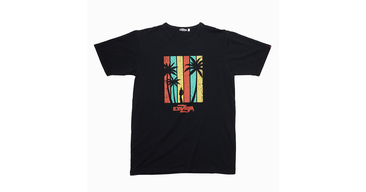 Tシャツ(ロゴ)パームツリーシルエット｜DIAMOND MOON通信販売