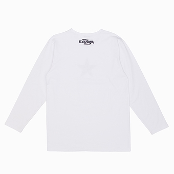 矢沢永吉 日比谷（HIBIYA） 白（ホワイト ） 長袖Tシャツ　フリーサイズ 長袖Tシャツ(HIBIYA SPECIAL EDITION)ホワイト｜DIAMOND MOON通信販売