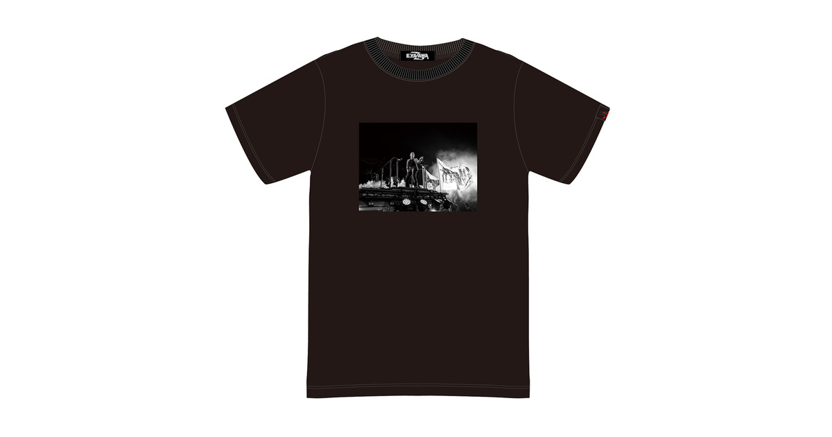 Tシャツ(LIVE PHOTO)ブラック｜DIAMOND MOON通信販売｜矢沢永吉公式サイト