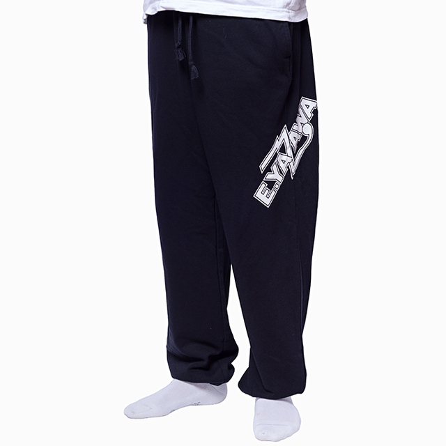 E.YAZAWA スエットブラック Mサイズ スエットパンツ(ロゴ)ブラック｜DIAMOND MOON通信販売｜矢沢永吉公式サイト