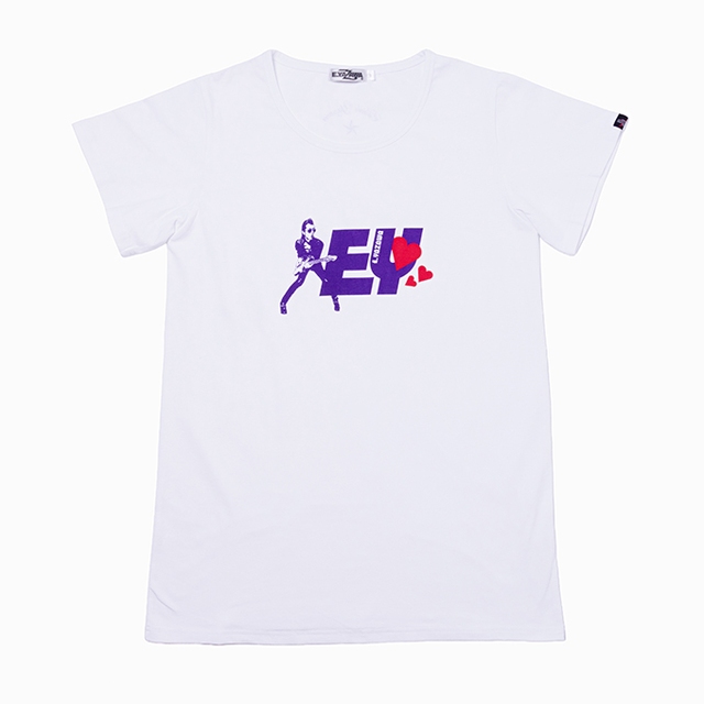 レディースTシャツ(EYハート)シルエット｜DIAMOND MOON通信販売｜矢沢