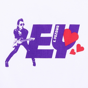 ★矢沢永吉 2002年 Ｔシャツ （EYシルエット）新品・未使用 レディースTシャツ(EYハート)シルエット｜DIAMOND MOON通信販売｜矢沢