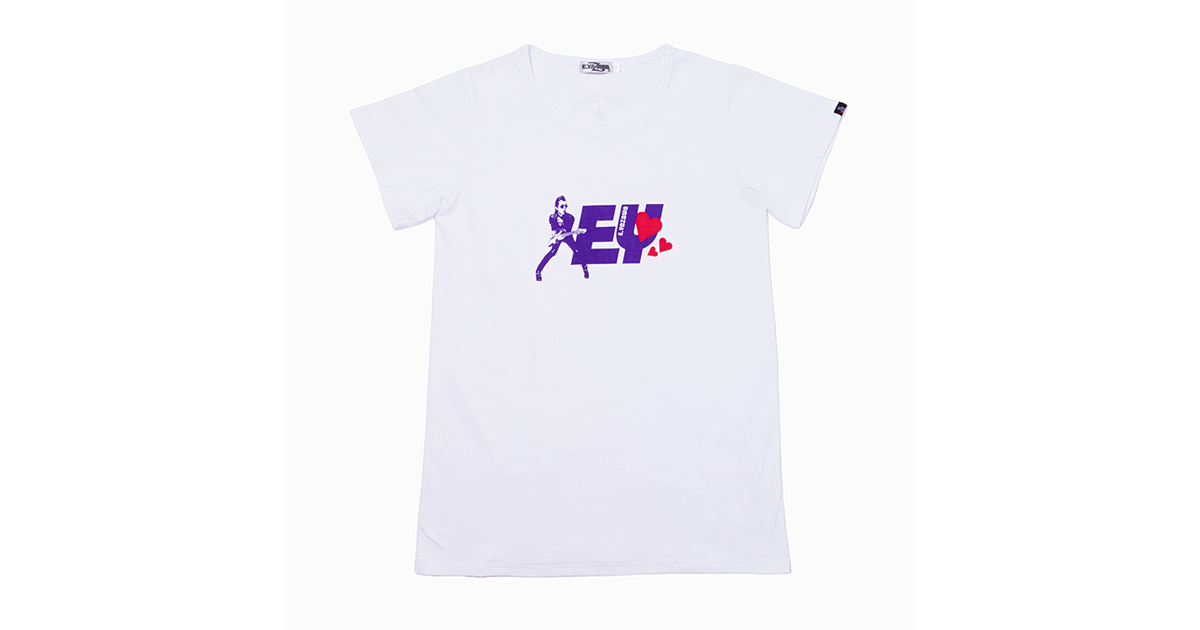 レディースTシャツ(EYハート)シルエット｜DIAMOND MOON通信販売｜矢沢