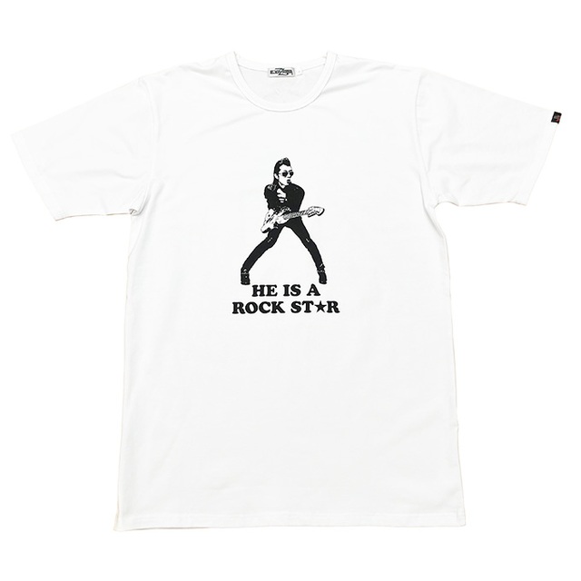 Tシャツ(EYシルエット)HE IS A ROCK ST☆R｜DIAMOND MOON通信販売