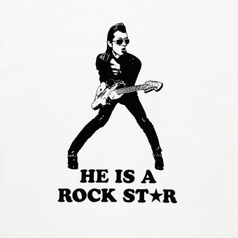 Tシャツ(EYシルエット)HE IS A ROCK ST☆R｜DIAMOND MOON通信販売